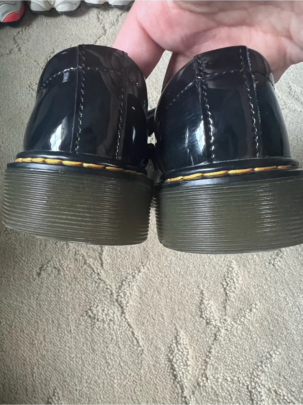 Dr. Martens Kids Black Patent Mary Jane US 2